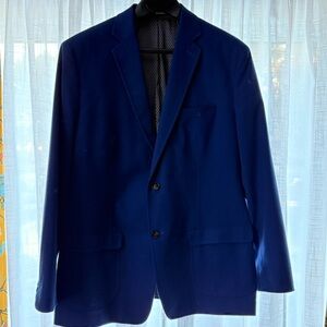 Murano Men's Sz XL Royal Blue Blazer Professional Warm